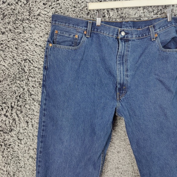 Levi's Mens 90s Normcore 550 Relaxed Fit Jeans 48x32 Blue Medium Wash Denim - Picture 12 of 16